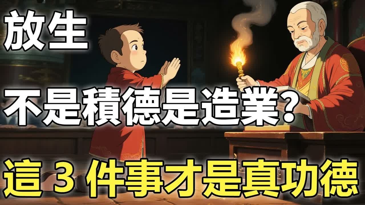 放生不是積德是造業？黑白無常直言：這3件事才是真功德！【放生｜因果｜寵物】