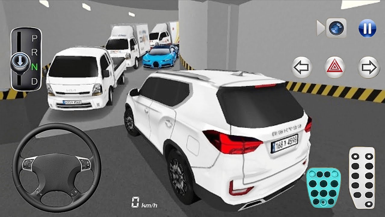 New Rexton SUV car Stuck in Parking Garage - 3D Driving Class _ Android iOS Gameplay