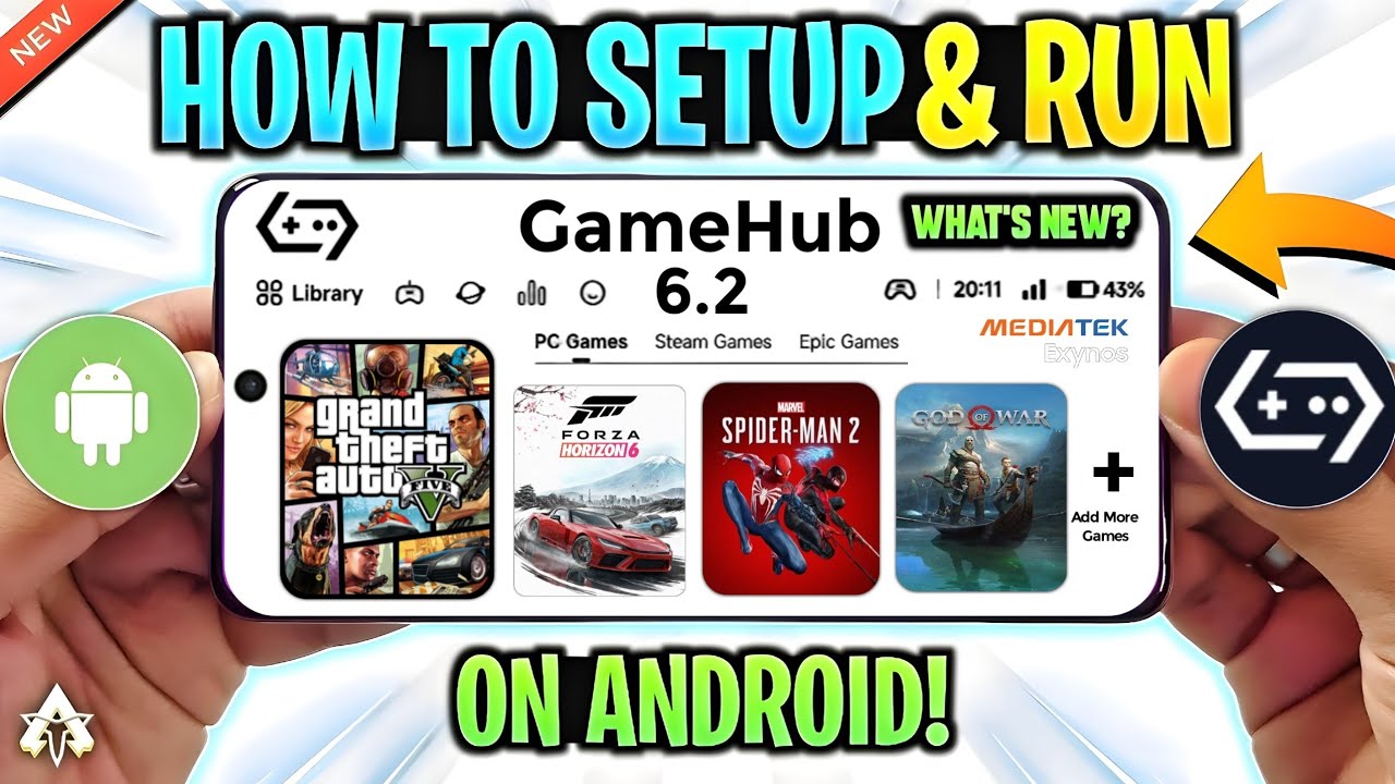 🔥 ЭМУЛЯТОР GAMEHUB ДЛЯ ANDROID, ОБНОВЛЕНИЕ V6.2 - НАСТРОЙКА/ГЕНЕРАЦИЯ КАДРОВ LSFG И ГЕЙМПЛЕЙ! ЭМУ...