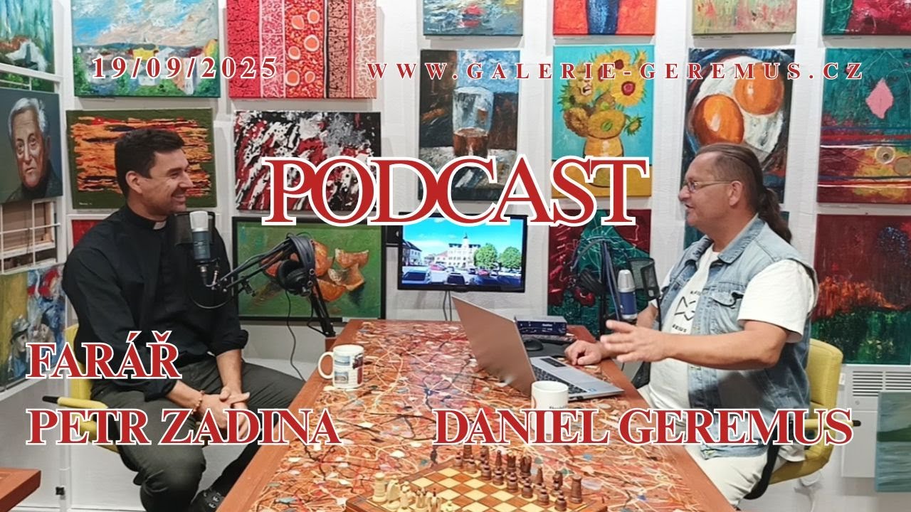 Far&aacute;ř Petr Zadina v podcastu v Galerii Geremus #galeriegeremus #podcast