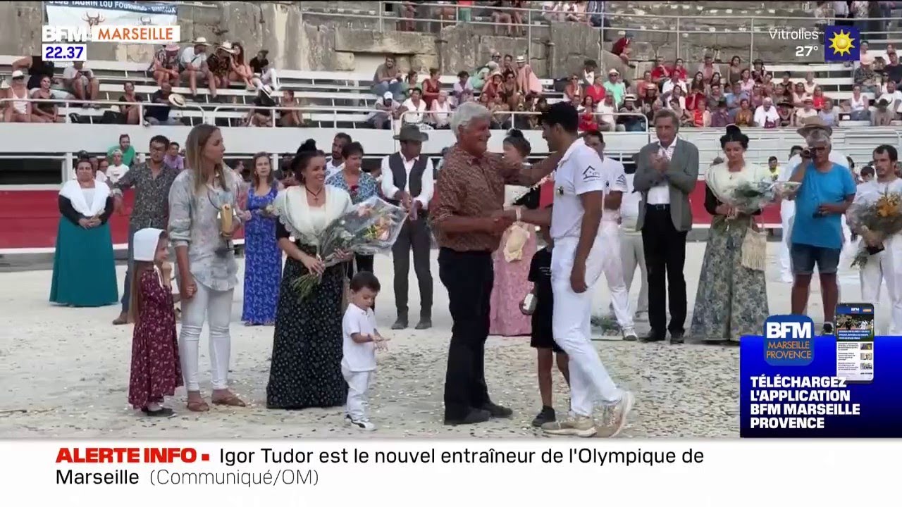 Arles : Joachim Cadenas remporte sa 6ème Cocarde d'Or