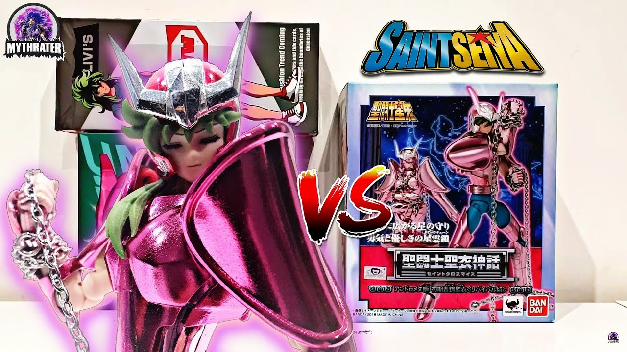 MR41 Saint Seiya Myth Cloth Shun Chevalier de Bronze d’Andromède V1 EX Great Toys VS Bandai
