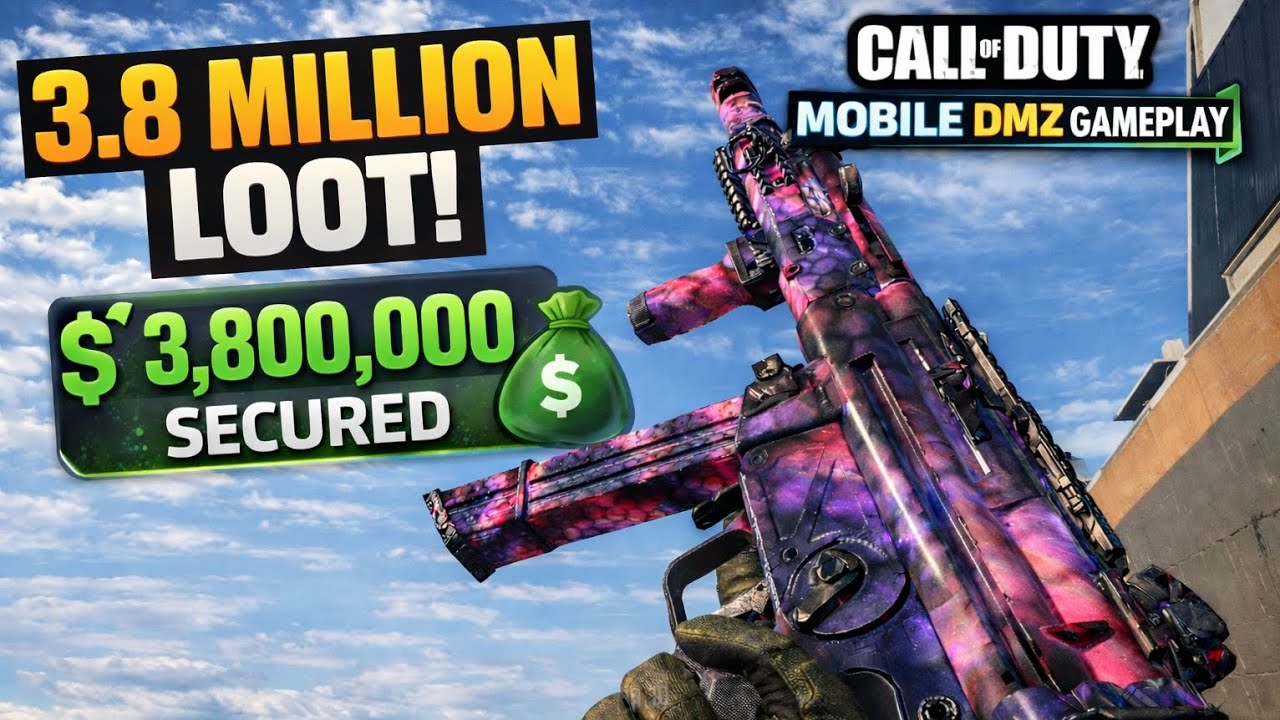 3.8M Loot Extraction 💰 | CODM DMZ Recon Solo Gameplay