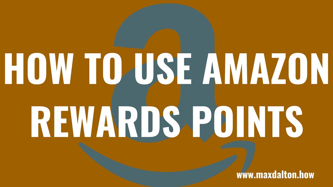 How to Use Amazon Rewards Points