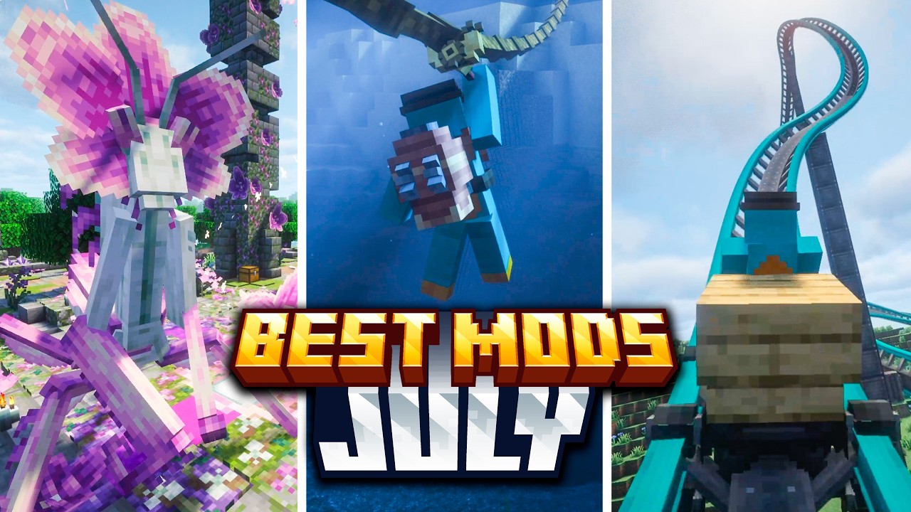 17 ЛУЧШИХ модов для Minecraft, вышедших в июле! (1.21.1+ / 1.20.1)