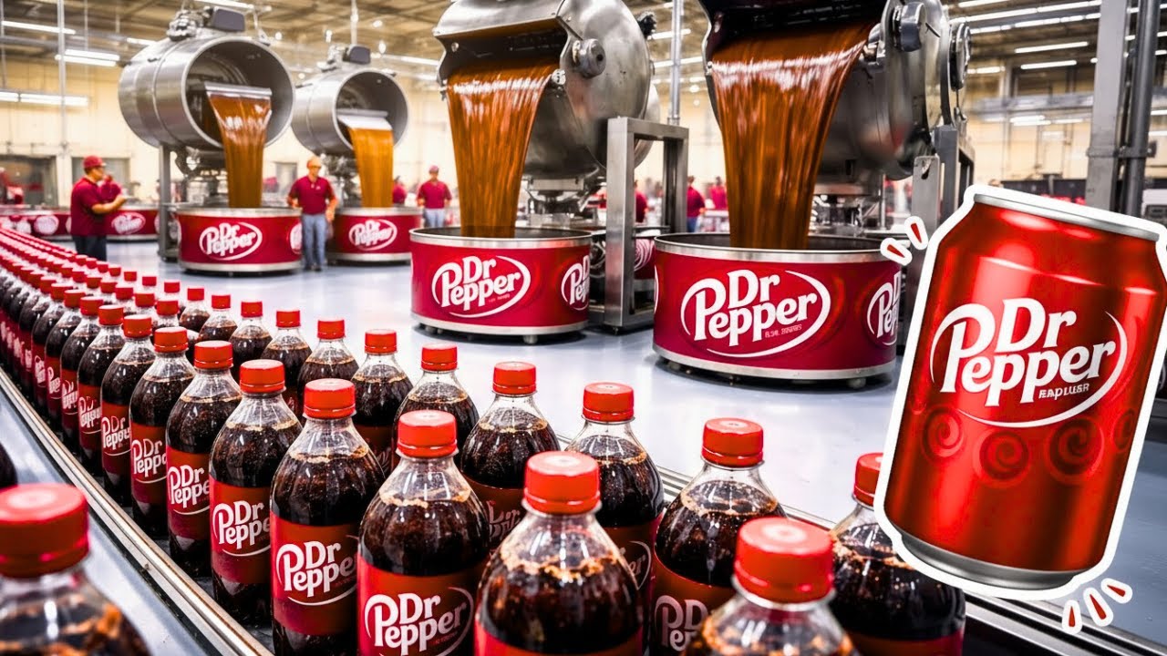 How Dr Pepper Is Actually Made In Factory