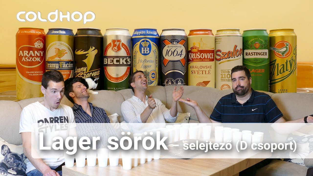 Nem mind arany, ami fénylik ☝️ | Lager sörök – selejtező (D csoport) | Sörkóstoló 2022