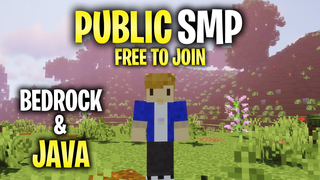 Public Minecraft SMP (free to join) for Java & Bedrock