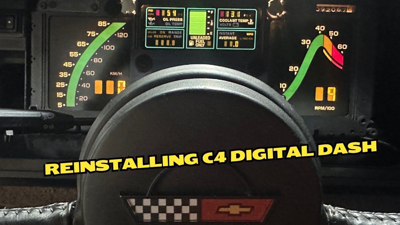 I Sent My 1984 C4 Digital Dash to Batee &ndash; Was It Worth It?