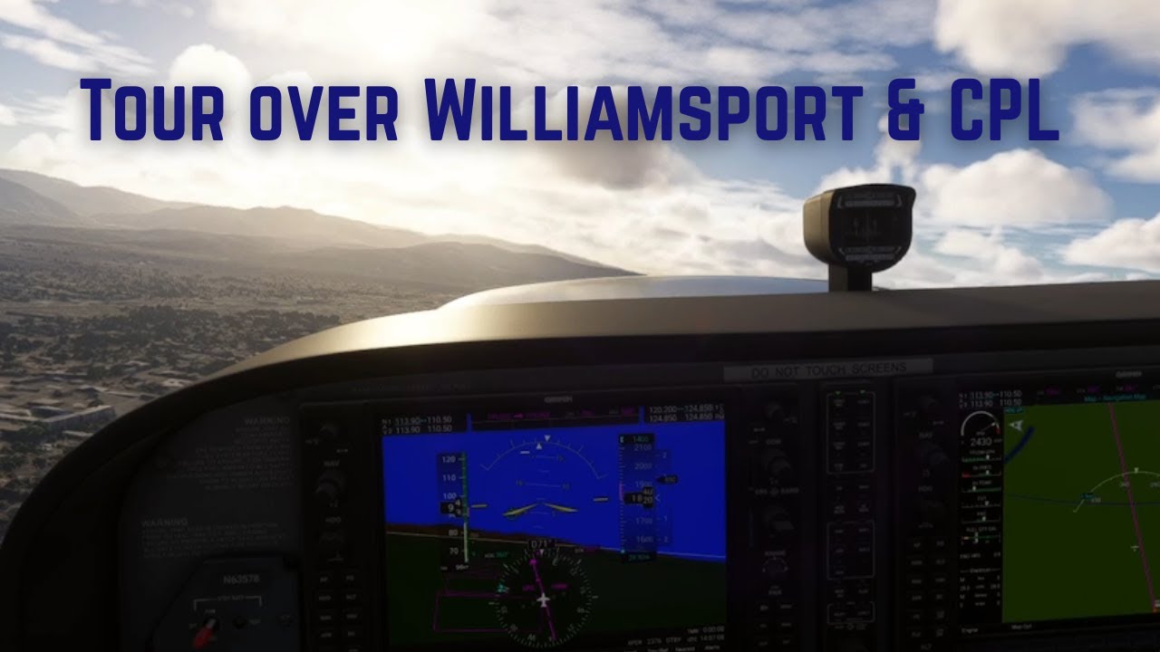 Tour flight over Williamsport & CPL