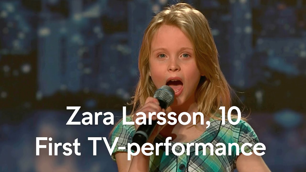Swedish popstar Zara Larsson first ever audition in Sweden's Got Talent (Talang) 2008