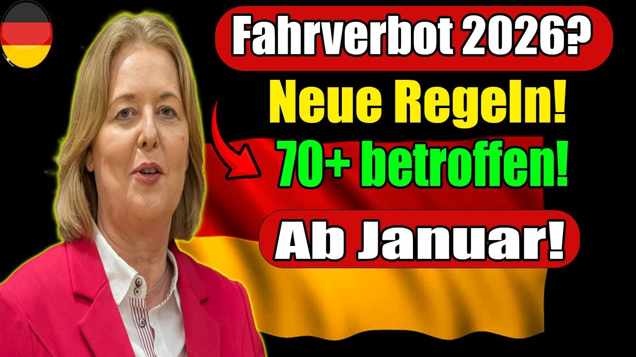 Achtung Senioren 70+ ⚠️ Neues Fahrgesetz 2026 &ndash; Diese Regeln gelten ab Januar wirklich!