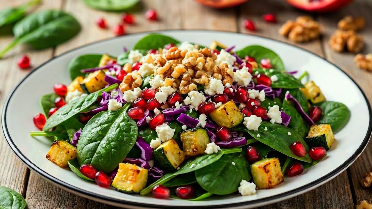 Everyone Talks About Protein | This Salad Wins With Texture, Color, and Balance