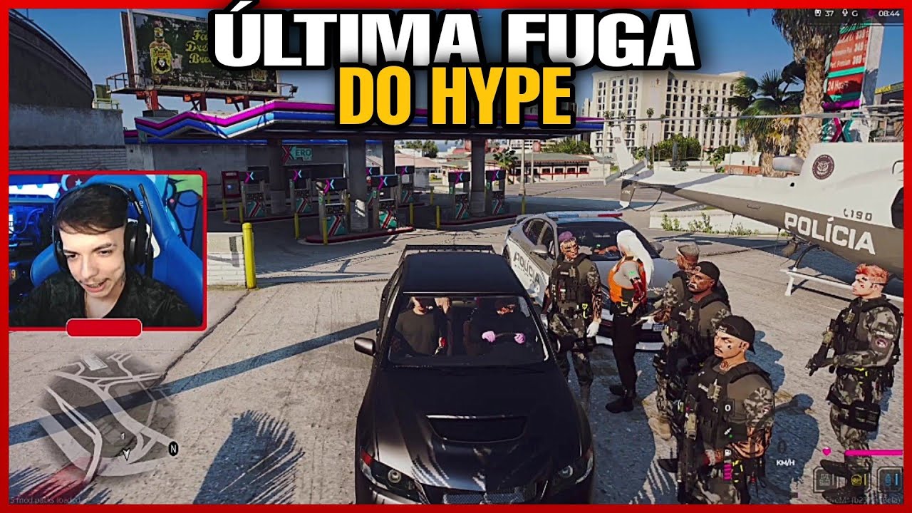 &Uacute;LTIMA FUGA D0 BK NA CIDADE HYPE &bull; GTA RP
