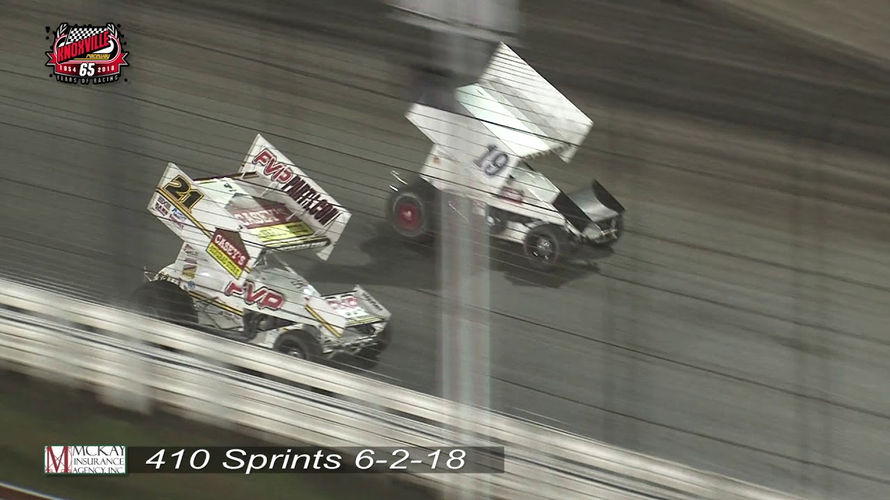 Knoxville Raceway 410 Sprints 6-2-18