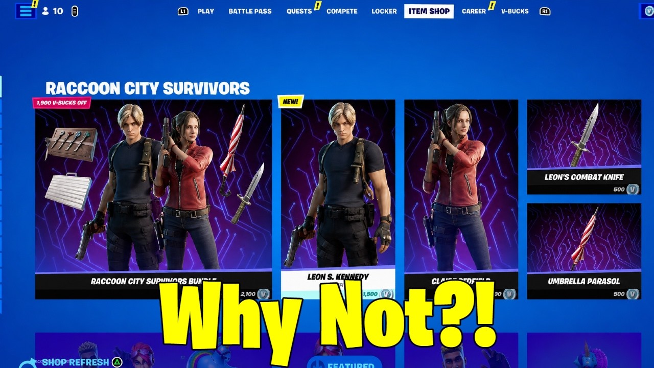 Resident Evil (Possible Return Dates) Fortnite