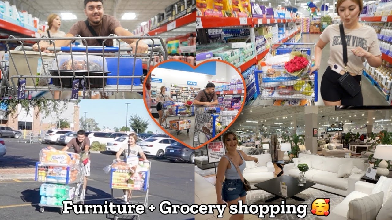 FURNITURE / GROCERY SHOPPING FOR OUR NEW HOME!!!!
