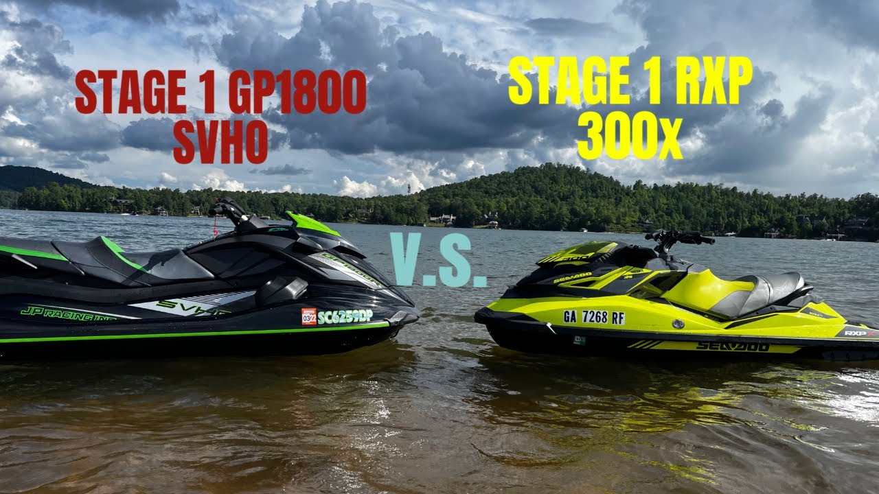 GP1800R SVHO STAGE 1 VS RXP 300X STAGE 1