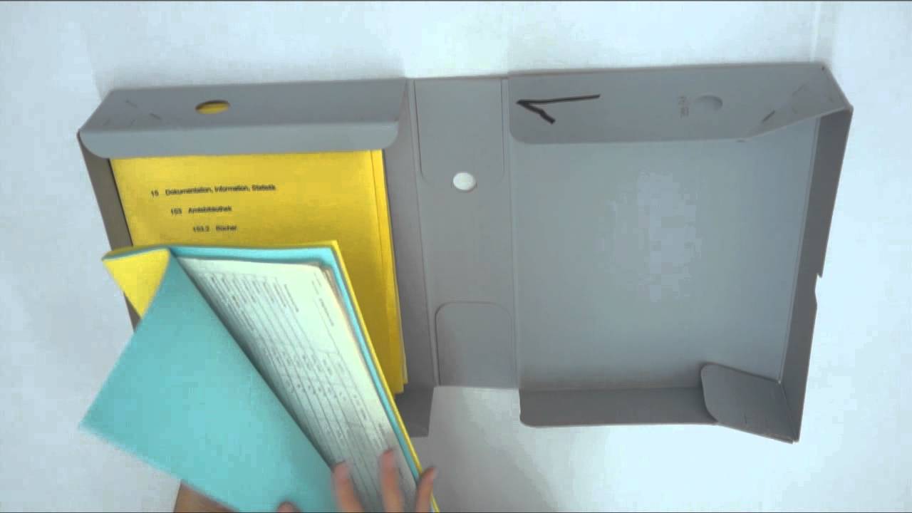 Aufbereitung von analogen Unterlagen zur Archivierung