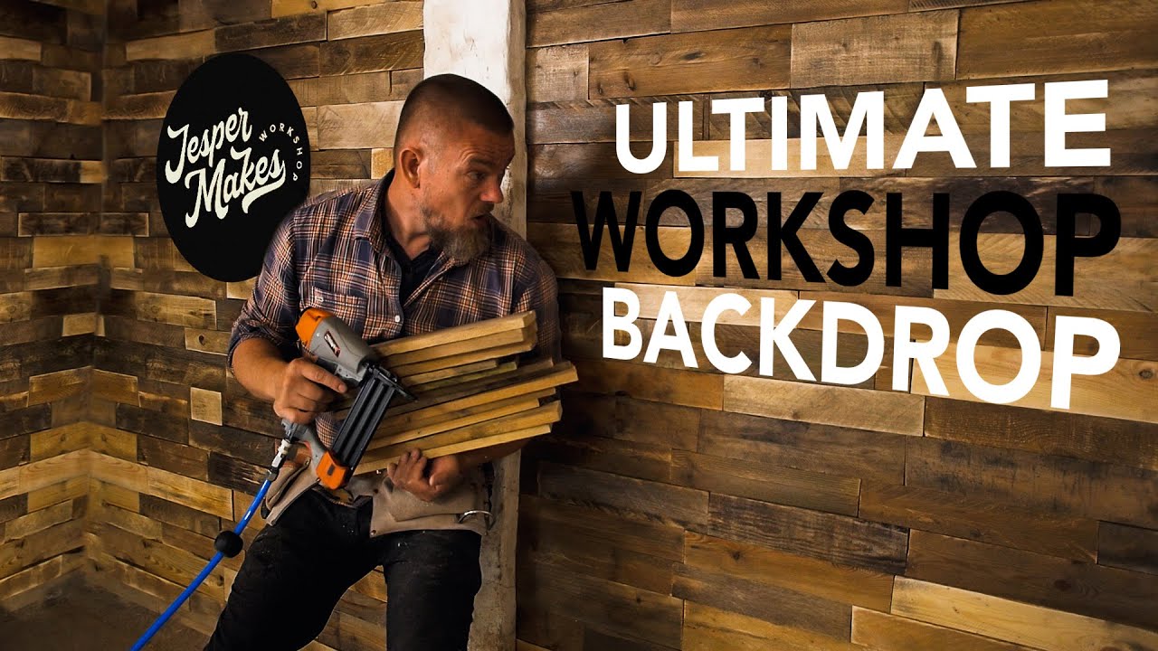 Reclaimed wood wall installation DIY. Step by step + tools you need