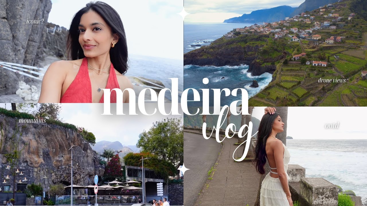 madeira is WAY better than i expected 🥹🌺 travel + outfits 🇵🇹 | seixal, funchal & drone views