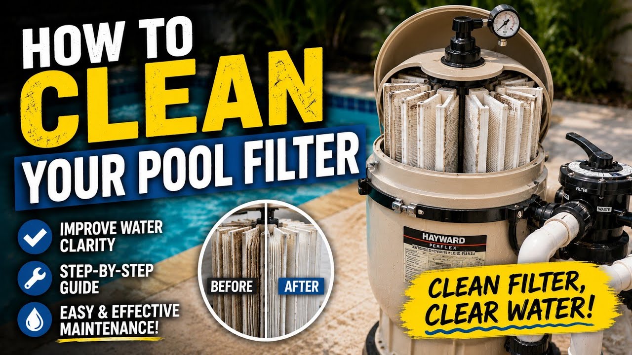 😲“Secret to Crystal Clear Pool Water!”😲 #poolequipment #swimmingpool #kodiacademy