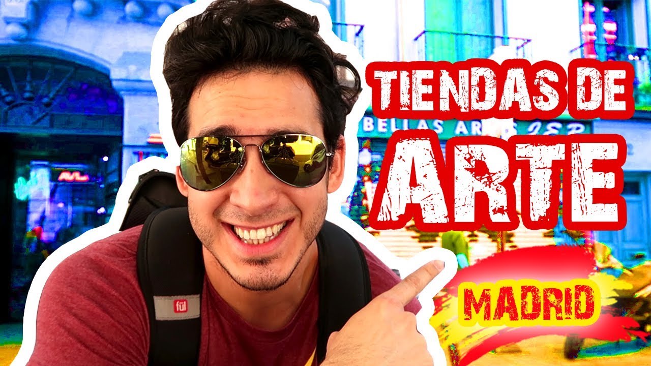 Visitando Tiendas de Arte en Madrid - España | Explorando la Ciudad | No hay Prismacolor Vlog