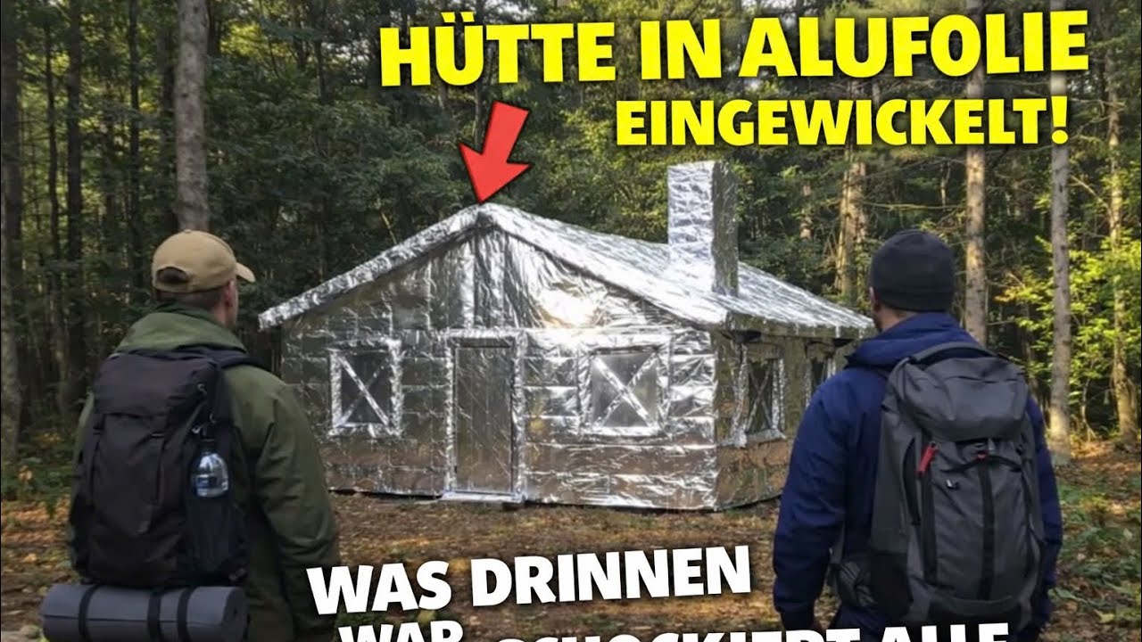 [Komplett] Wanderer finden mit Alufolie umwickelte Hütte – Was drinnen war, schockierte alle