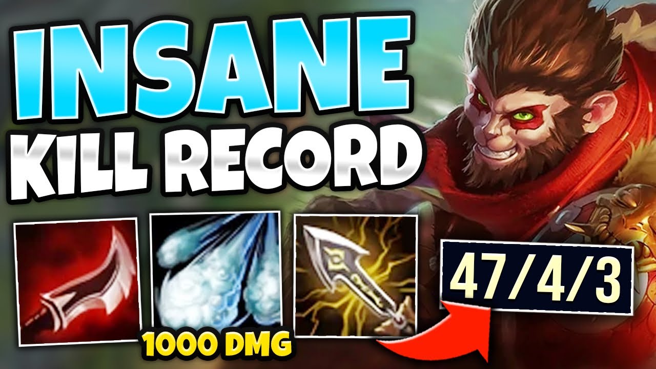 *ONE SHOT ON REPEAT* MID WUKONG TERRORIZES EVERYONE (47 KILLS) - League of Legends