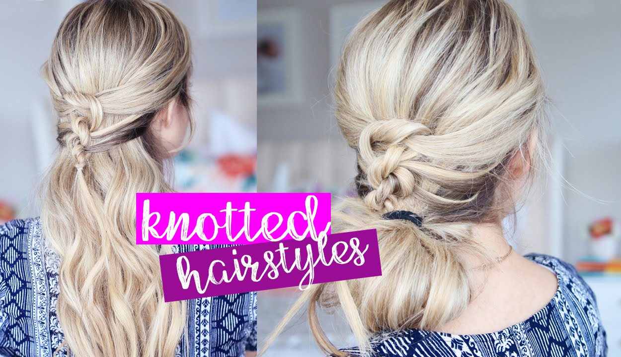 knotted half up