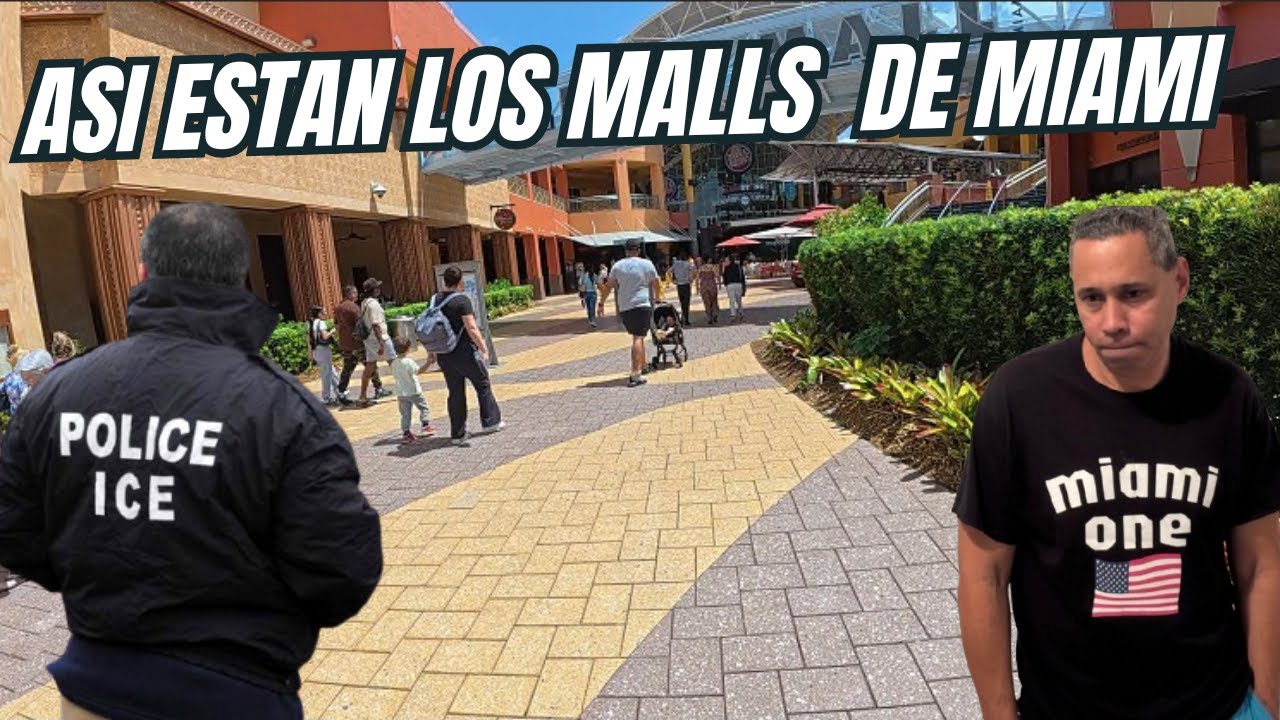 Increíble! ¿Están realmente vacíos los centros comerciales de Miami