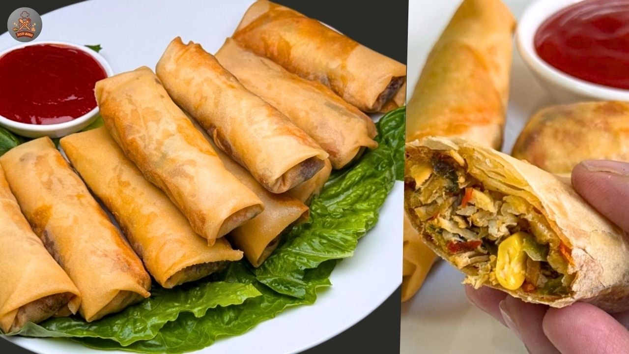 Chicken Spring Rolls Recipe For Iftar | Crispy Chicken Veg Spring Rolls For Ramzan 2026