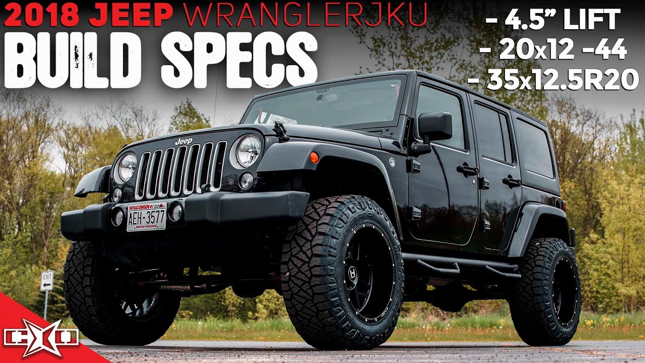 MURDERED WRANGLER JKU! | 4.5” Lift, 20x12’s, AND 35’s!