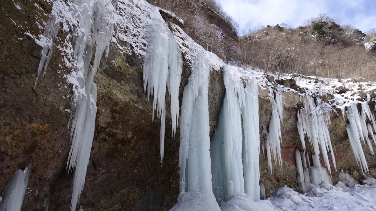 想い出の雲竜渓谷の氷瀑：2014年・2017年2月