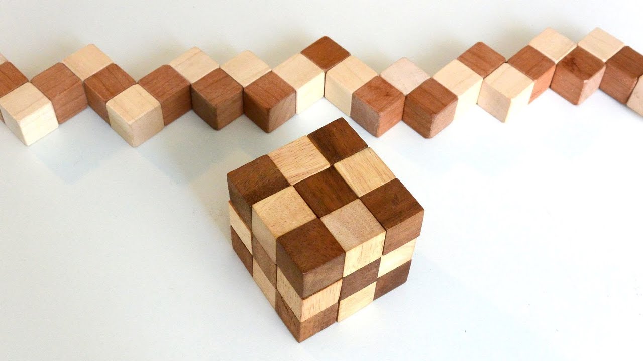 Building a snake cube puzzle
