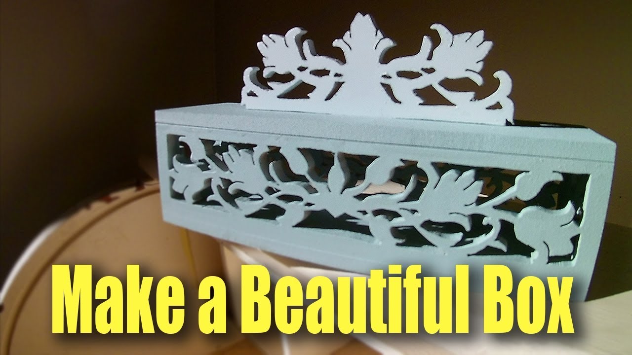 Make a Beautiful Box, Free Scroll Saw Pattern