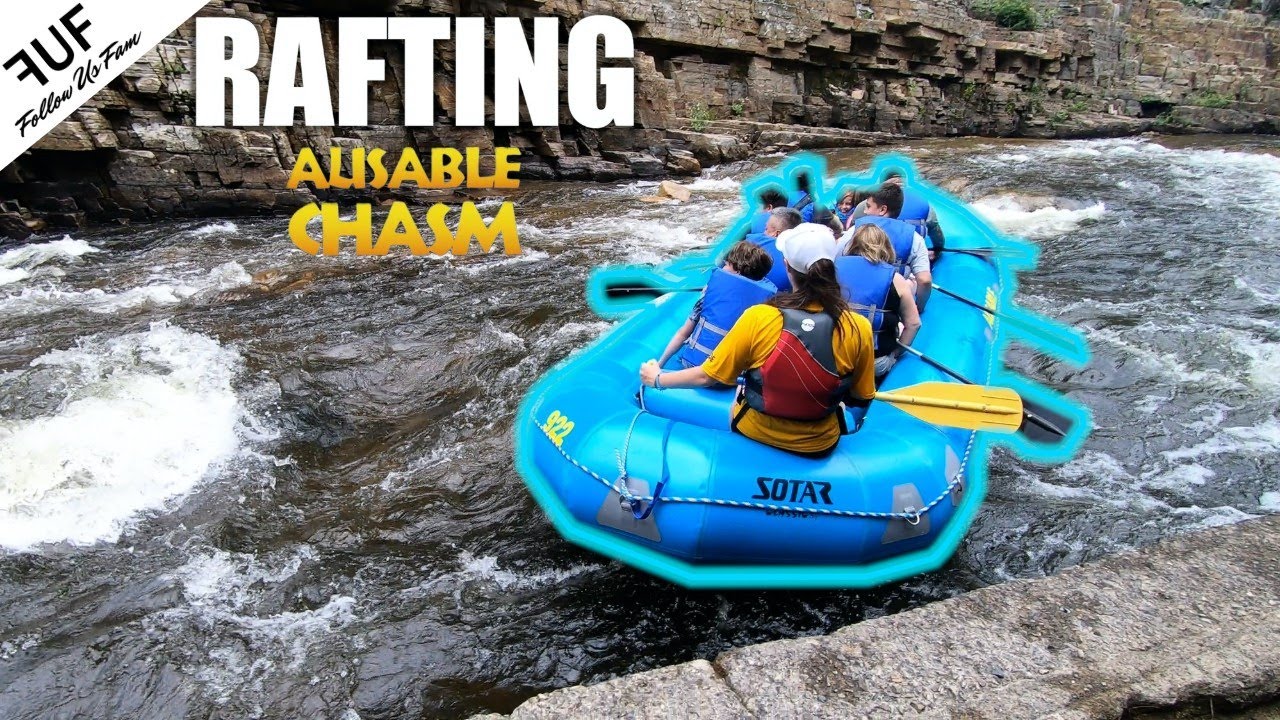 Rafting in the Adirondacks Rapids - Ausable Chasm (HIT SUBSCRIBE)
