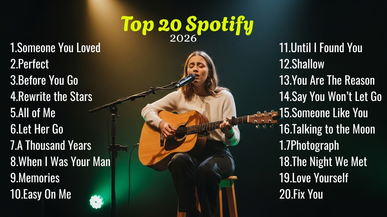 Top 20 Spotify Playlist 2026 🎶 Best Pop Hits Collection