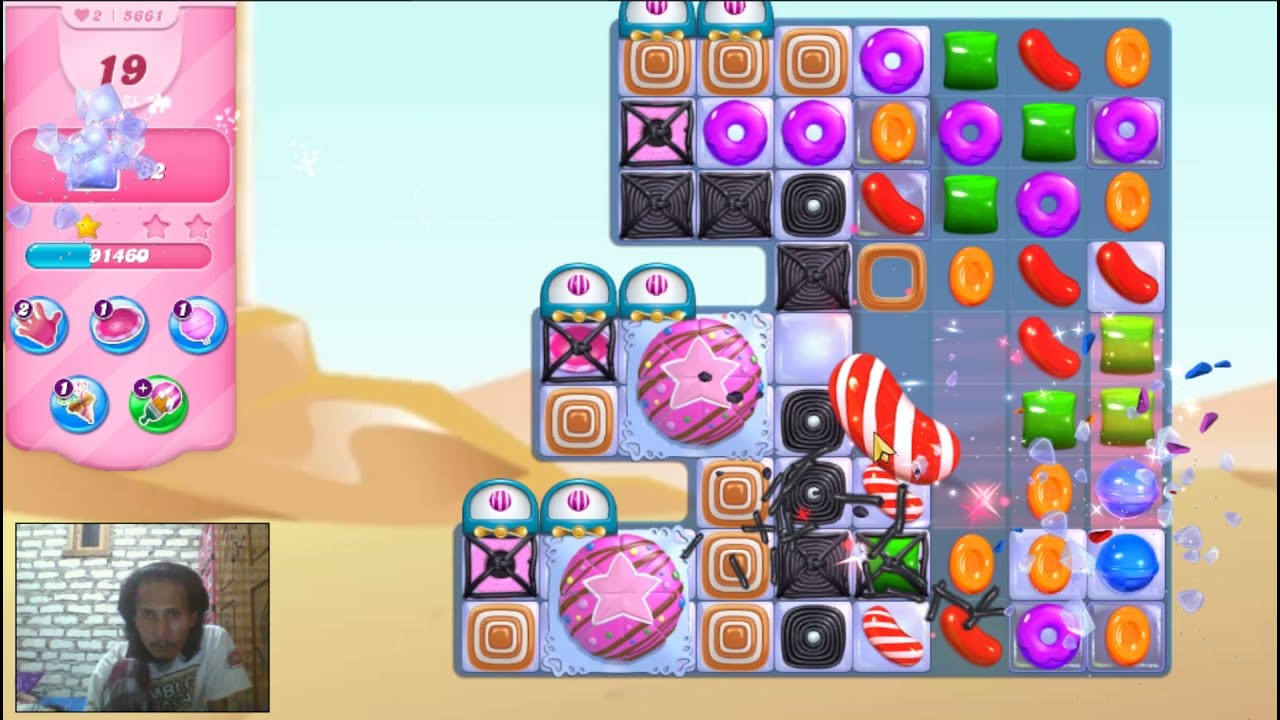 Candy Crush Saga Level 5661 - 3 Stars, 27 Moves Completed