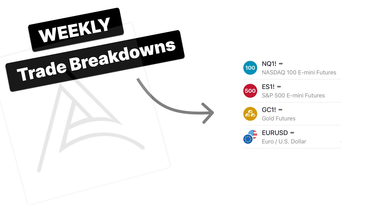 Weekly Trades Breakdown | My First YouTube Video