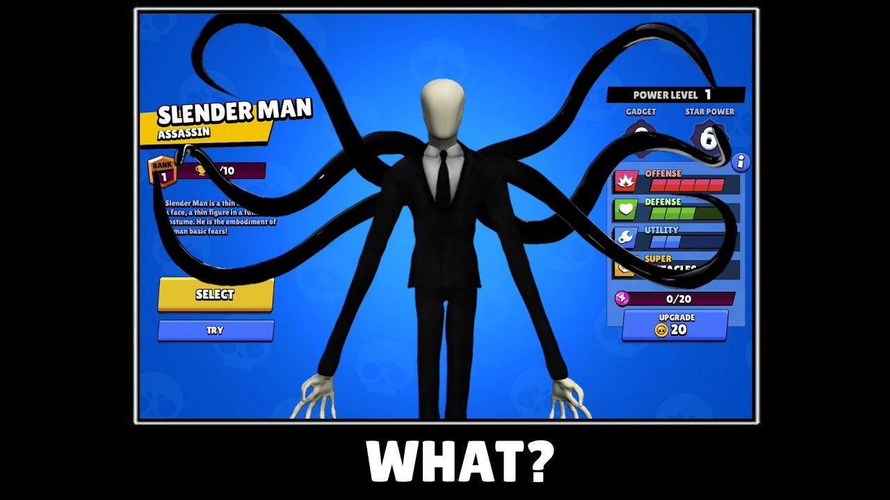 I Got Slender Man In Brawl Stars?😱 | New Brawler Slender Man 🔥 | Brawl Stars⭐