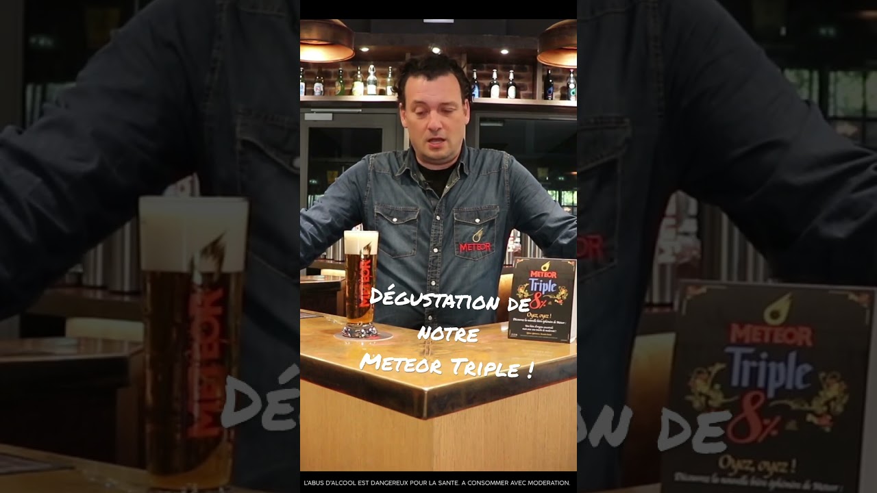 Dégustation de bière Meteor Triple !
