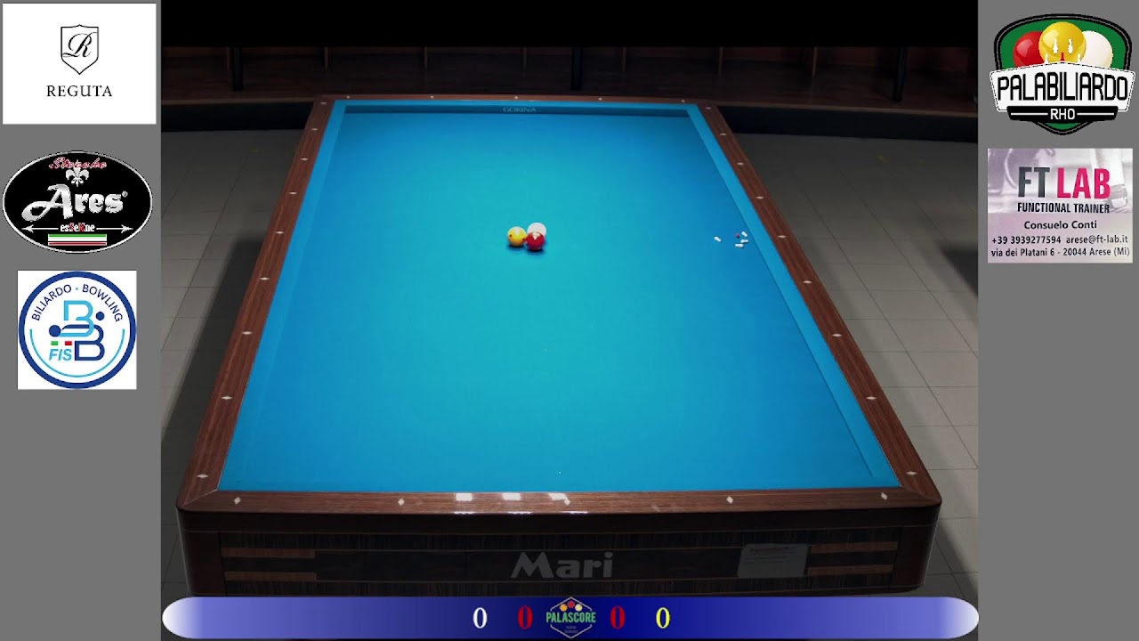 28 MARZO 2026 - QUALIFICAZIONE AL RHO PALABILIARDO - 27&deg; Campionato del Mondo -13- Turno delle 11.00