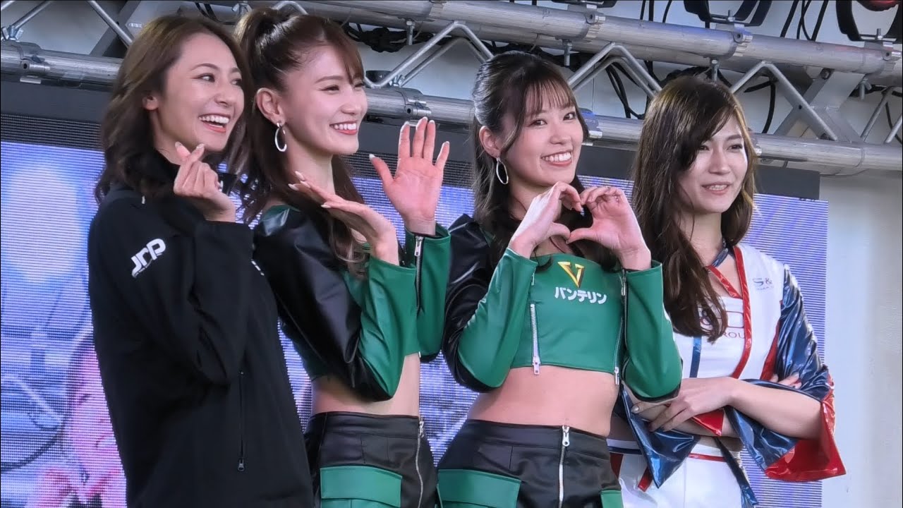 【阿比留あんなさん/辻門アネラさん/近藤みやびさん(飛び入り💦)】スポンサーPRステージ  SUPERFORMULA  2023.04.09
