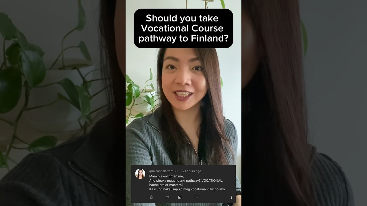 Q & A: Should you take Vocational Course Pathway to Finland?