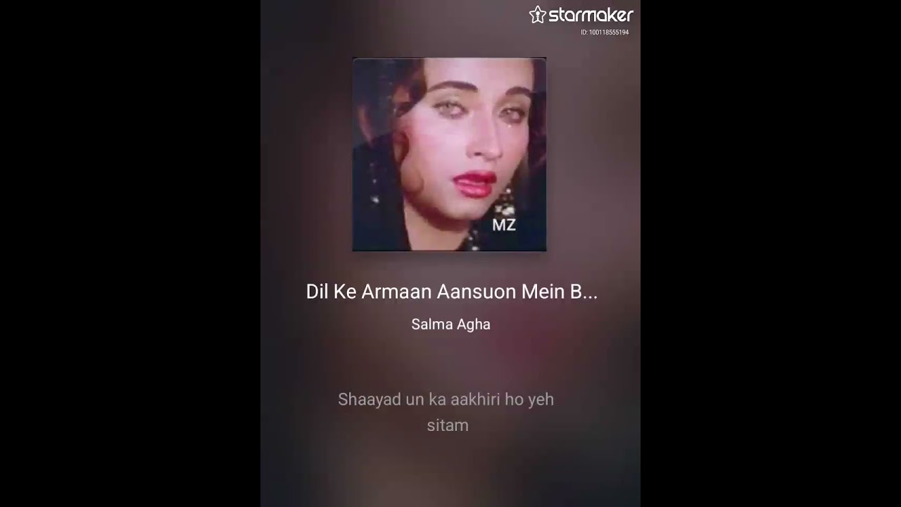 Dil Ke Armaan Aansuon Mai Bah Gaye song 