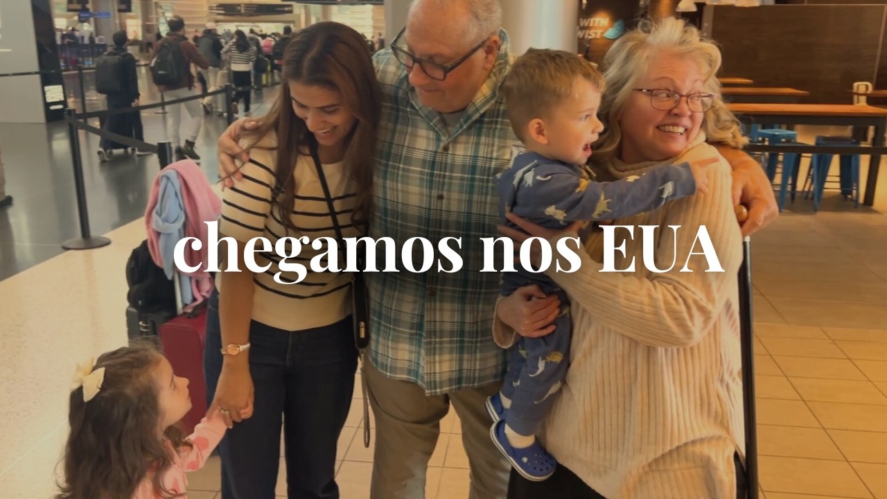 De Brasília para Utah 🇺🇸 com crianças… e o reencontro com os avós ❤️