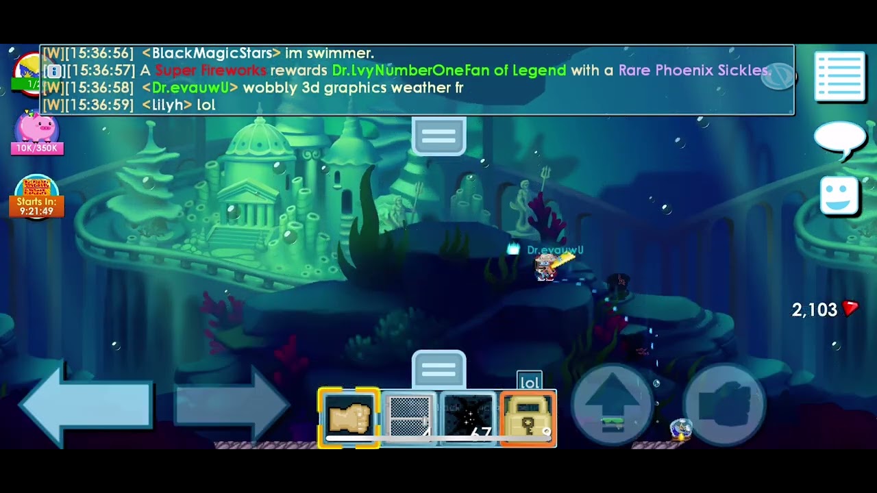 Growtopia | Neptune's Atlantis Weather Showcase