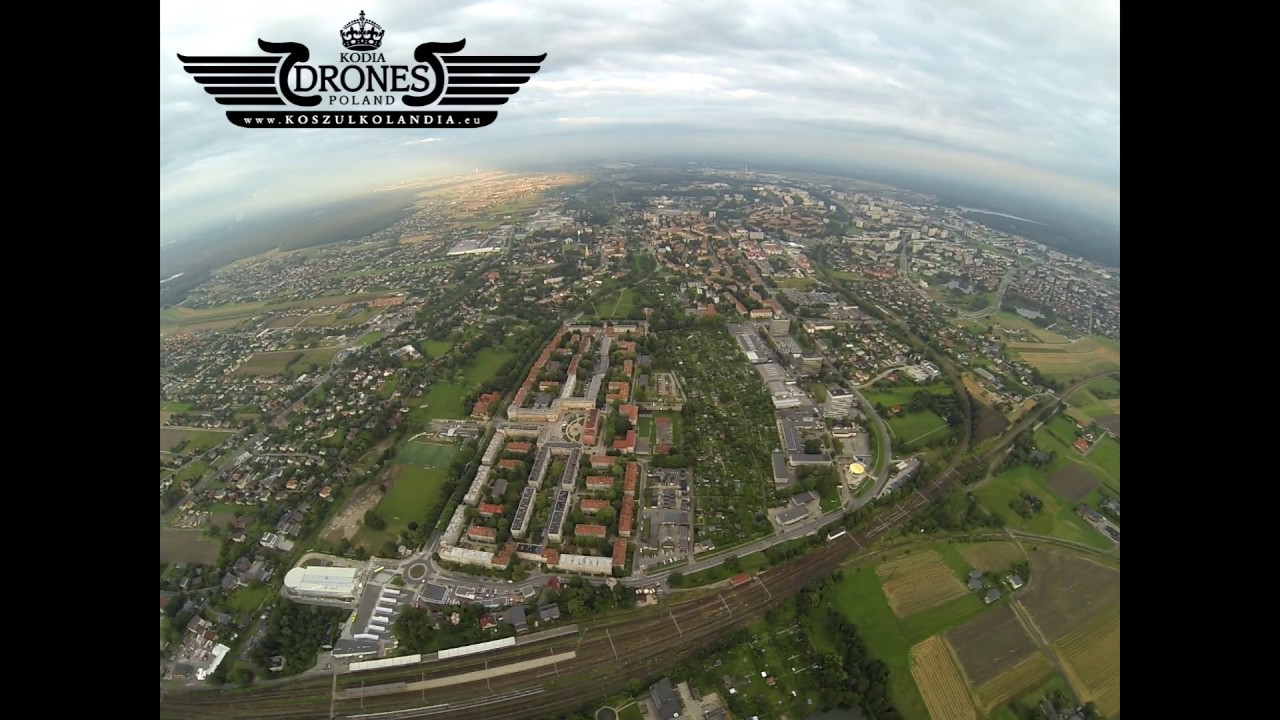 2014-08-14 Tychy -  Osiedle A Stary Browar - Widok na Tychy 400m DRON