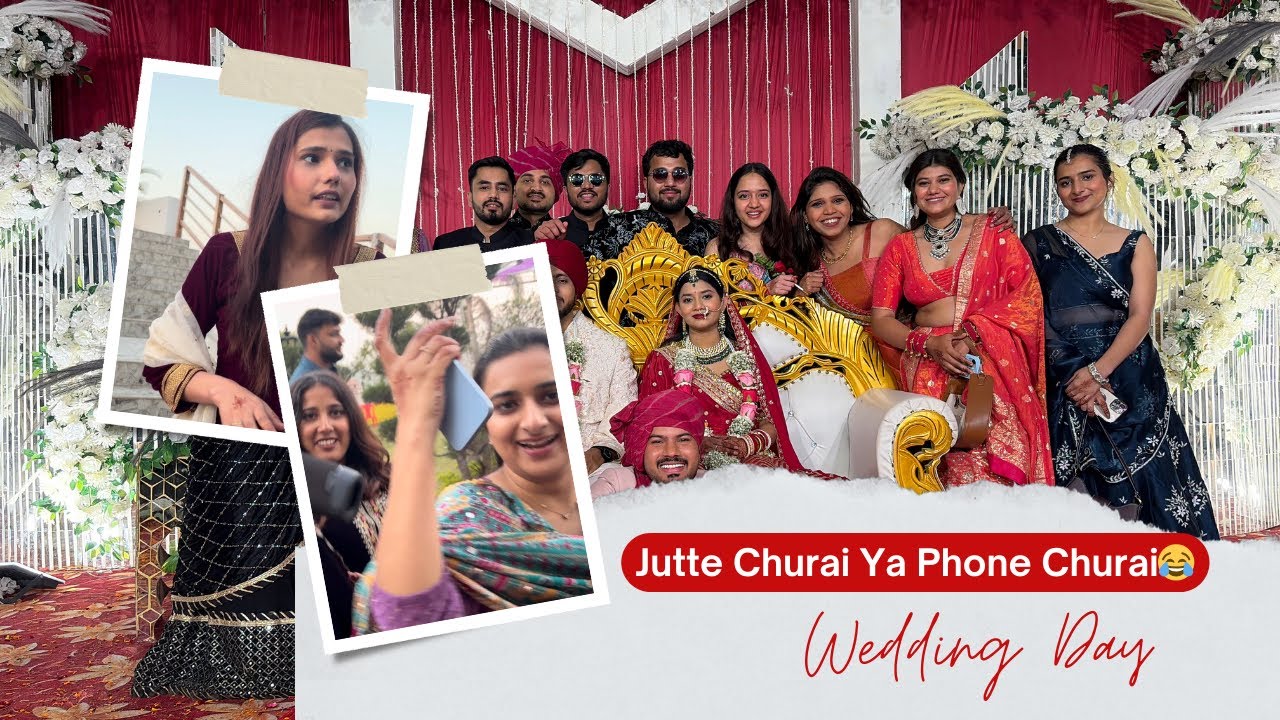 Two Rituals❣️ Wedding Day🧿 | Jutta churai Phone Churai😂 | SanjanaSingh | Vlog108